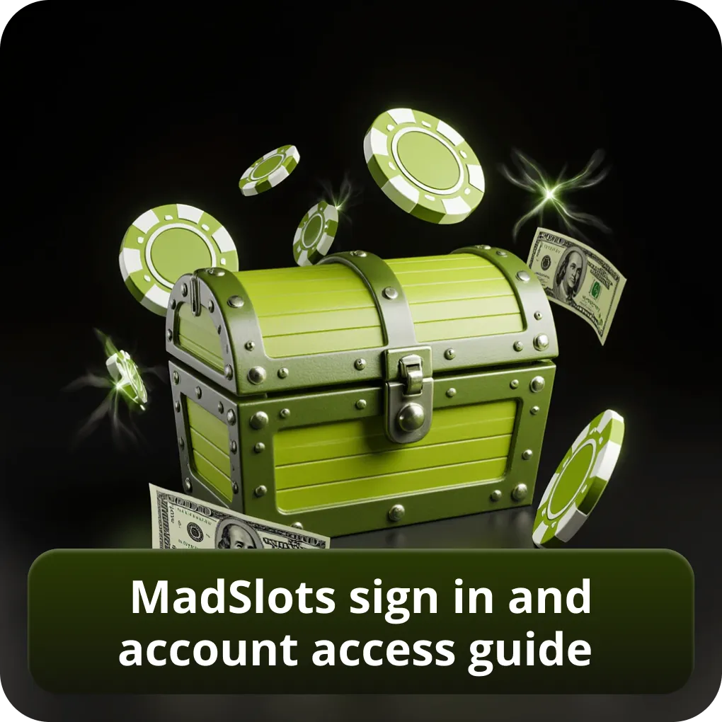 MadSlots sign in and account access guide