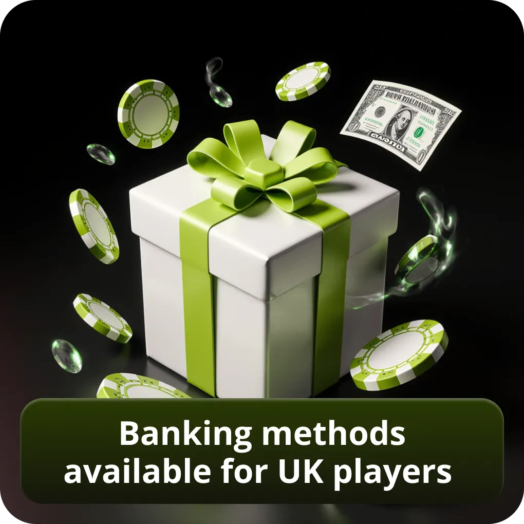 Banking methods available for UK players